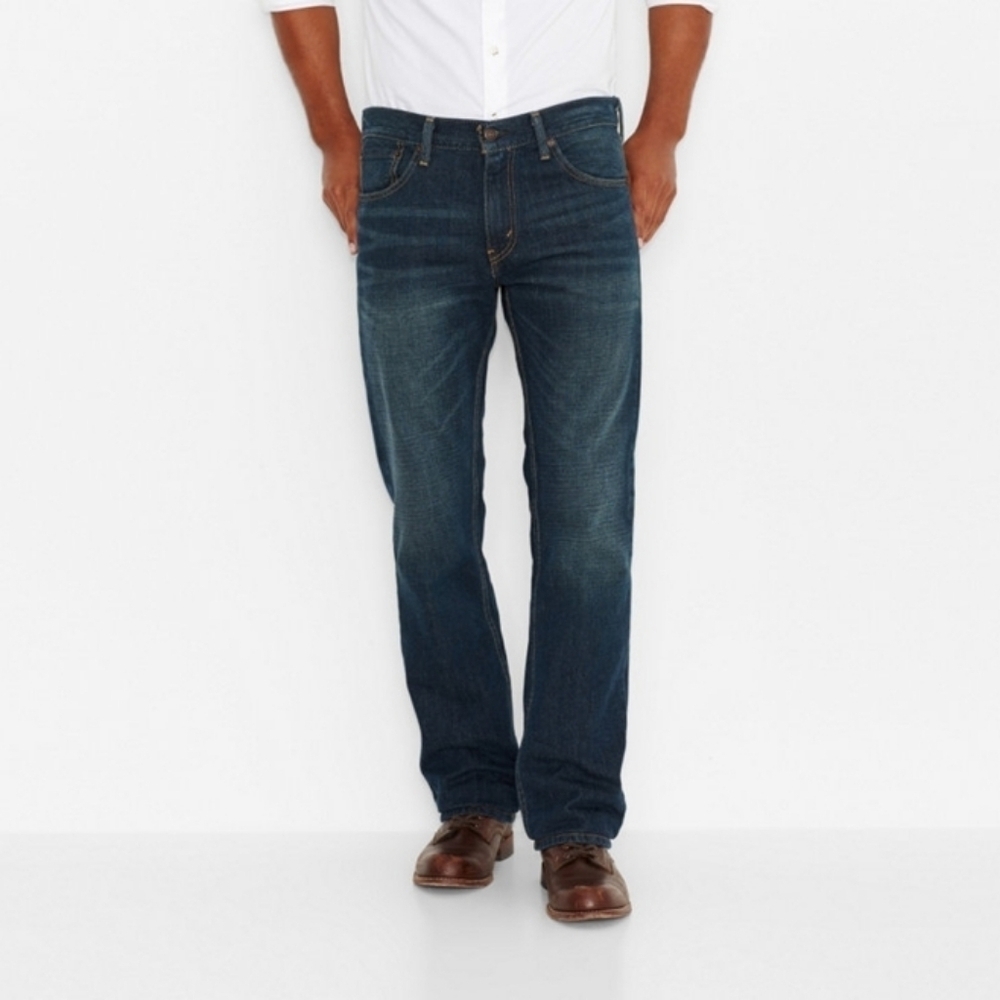 Levi's 527  Mens Size 32 X 30 Zipper Dark Wash Jeans Classic Casual